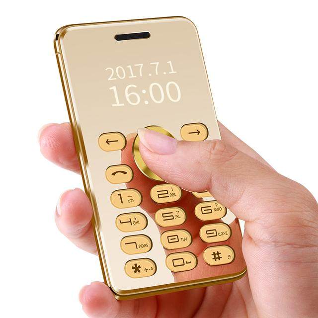 让人"叹为观止"的5款进口智能卡片手机,迷你超薄特实用